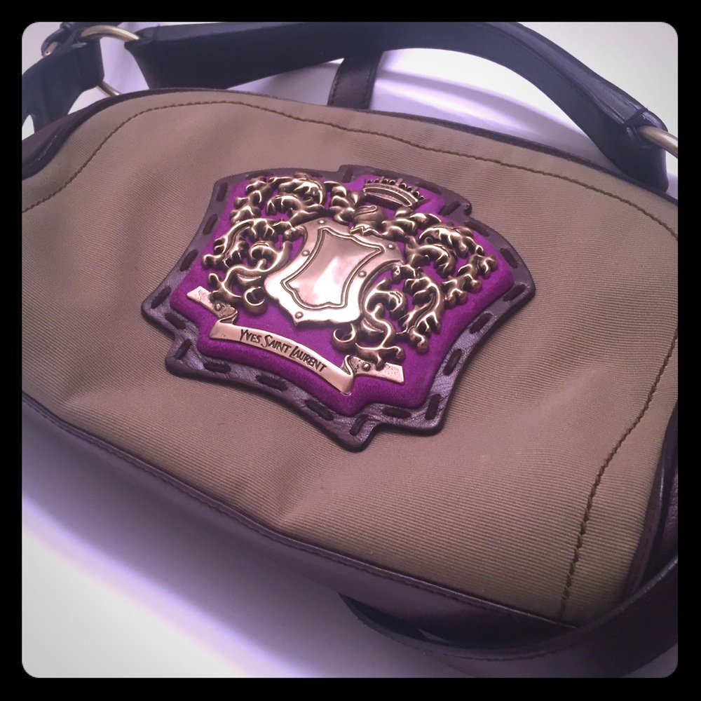 Gorgeous and unique Yves Saint Laurent purse.
